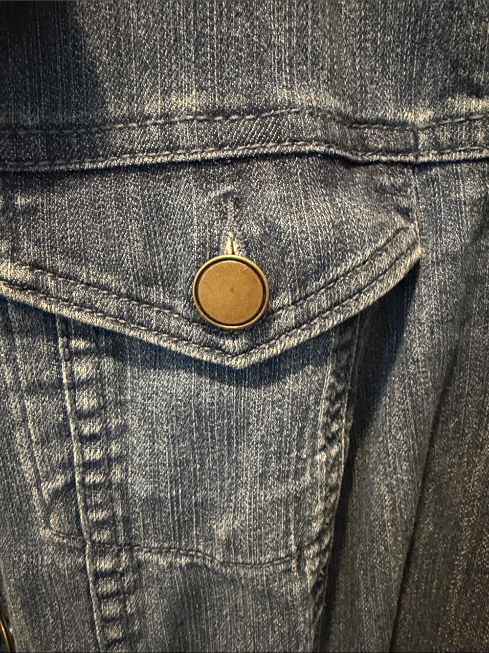 croft & barrow Blue Denim light Jacket - Picture 3 of 5